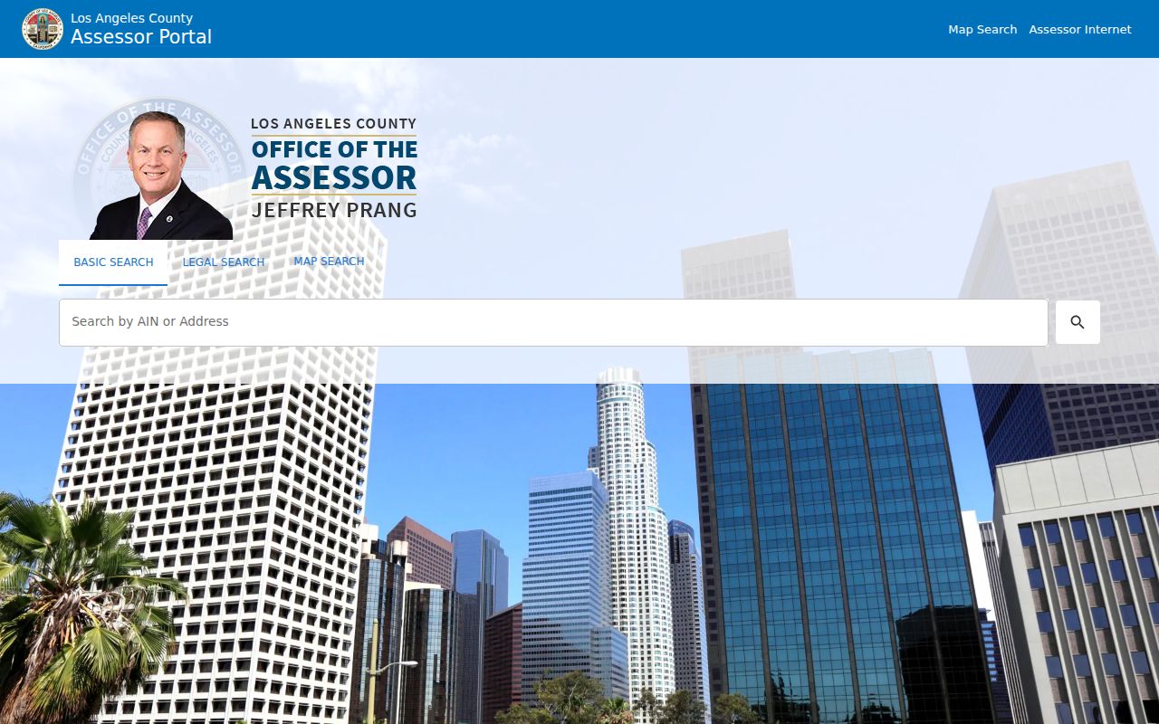 Los Angeles County people search with the Assessor property portal
